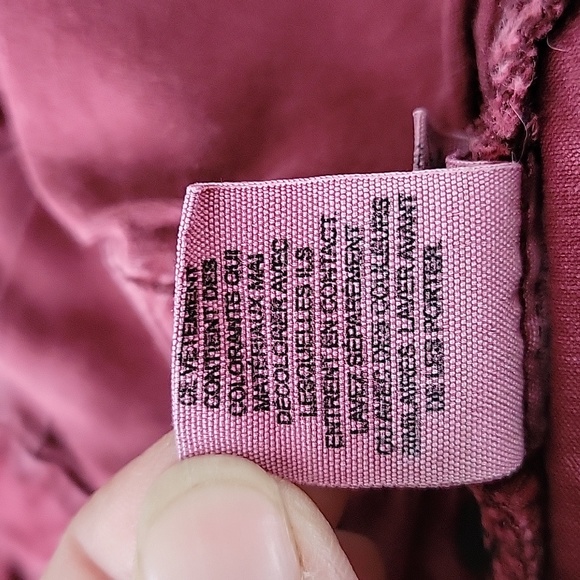 Free People women's red skinny jeans sz 26 punk grunge boho - Picture 5 of 8